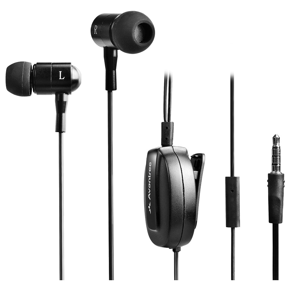 Avantree BEETLE Retractable Headphone with Mic The Compex Store