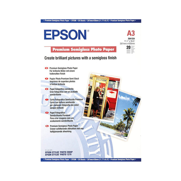 Epson Premium Semigloss Photo Paper